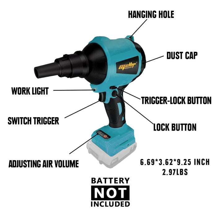 Mellif for Makita 18V Hot Air Heat Gun Cordless