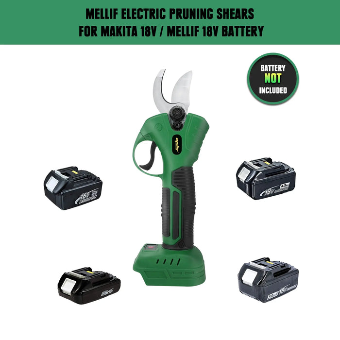 Mellif Electric Pruning Shears Compatible with Makita/Mellif 18V Battery Mellif Tools