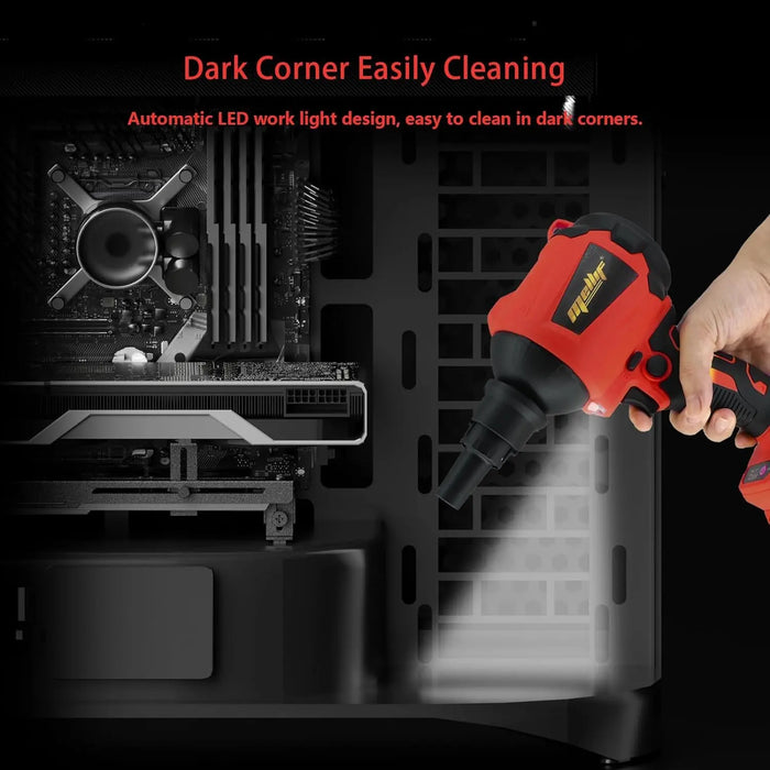 Mellif High Volume Compressed Air Duster for Milwaukee M18 18V Battery