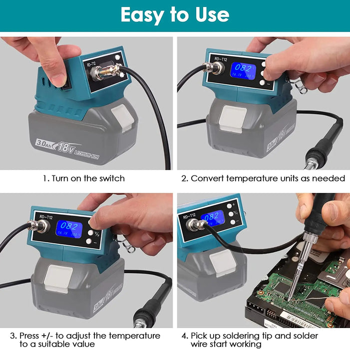 Mellif for Makita 18V Battery Soldering Station Cordless
