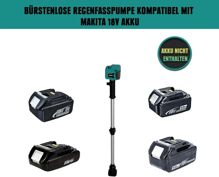 Mellif Stick Transfer Pump for Makita Battery 18 V