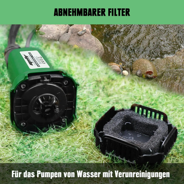 Mellif Submersible Battery Pump for Makita Battery 18 V, Water Pump, Dirty Water Pump (Without Battery) Mellif Tools