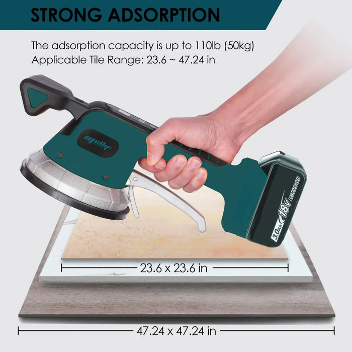 Mellif Tile vibrator for Makita battery 18 V, tile vibration device
