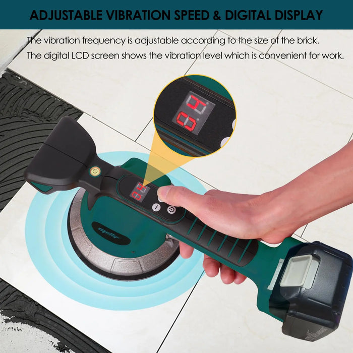 Mellif Tile vibrator for Makita battery 18 V, tile vibration device