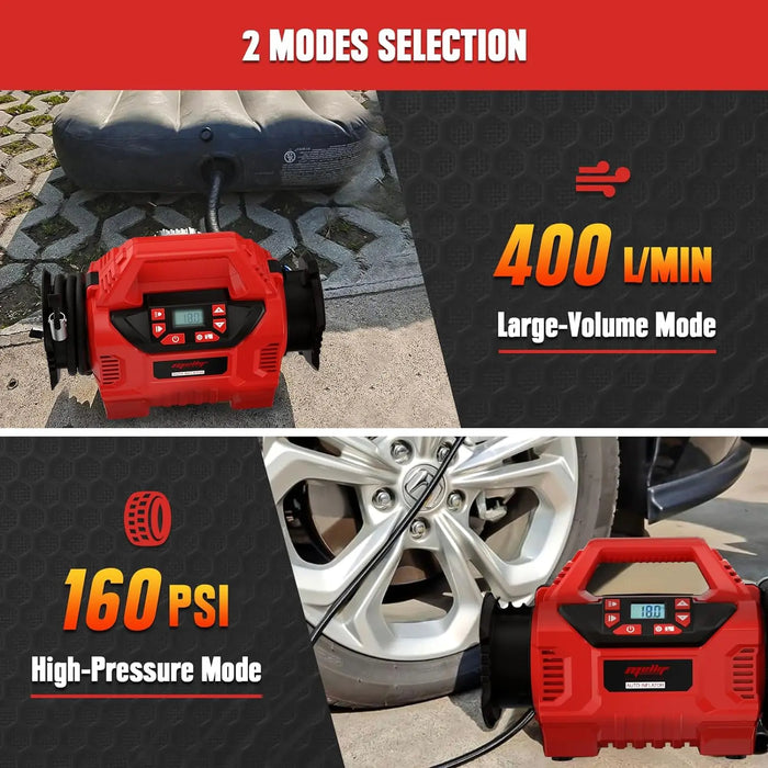 Mellif Tire Inflator Air Compressor Compatible with Milwaukee 18V Battery (Battery Not Included) Mellif Tools