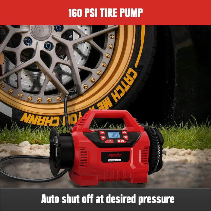 Mellif Tire Inflator Air Compressor Compatible with Milwaukee 18V Battery (Battery Not Included) Mellif Tools