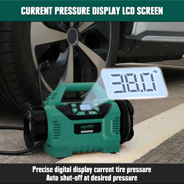 Mellif Tire Inflator Air Compressor For Makita 18V Battery Mellif Tools