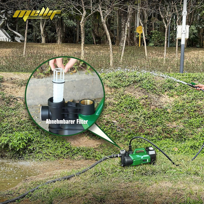 Pompe à eau Mellif compatible avec batterie Makita 18 V (batterie non incluse)