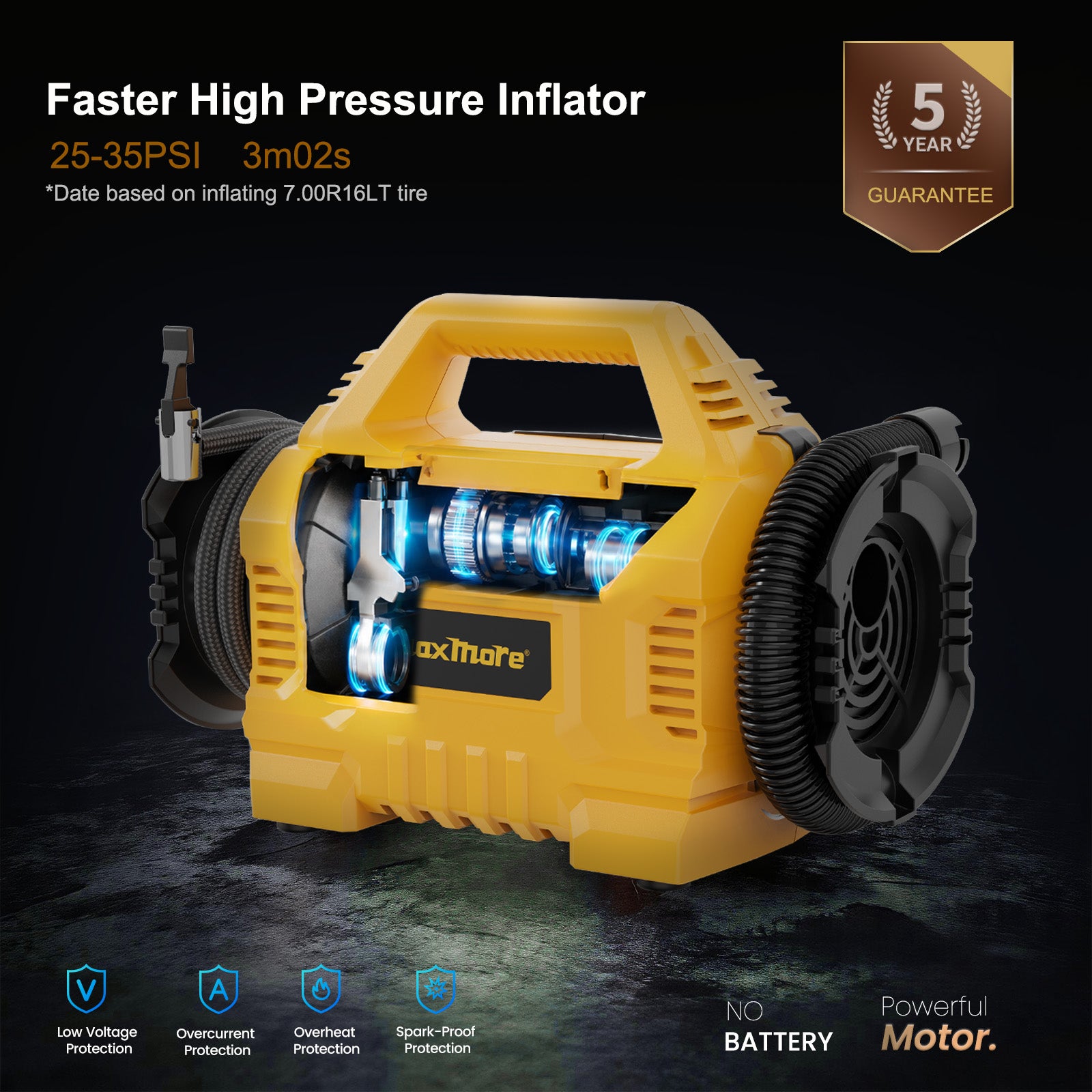 Mellif MFIF001 23P Tire Inflator