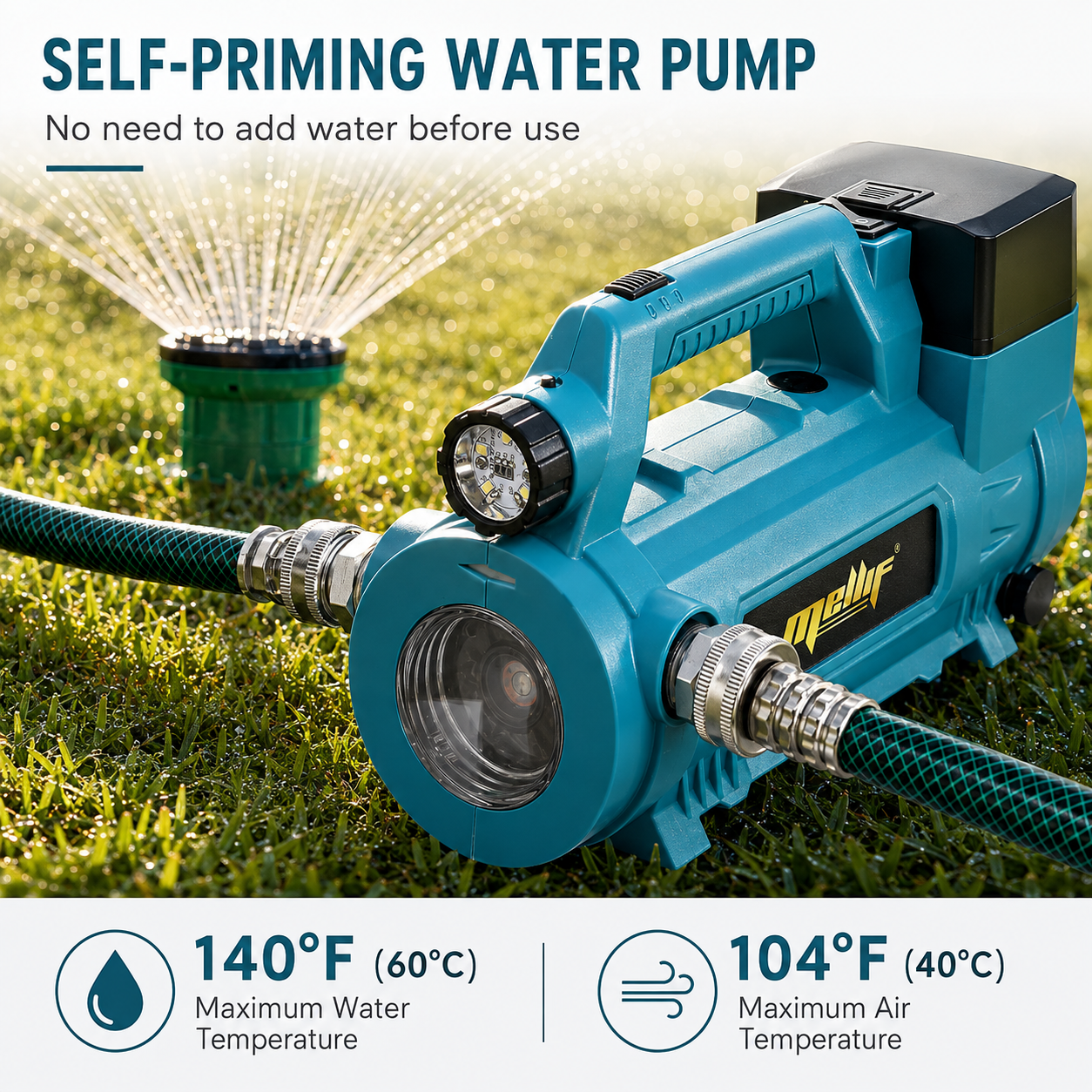 Mellif 18V Water Pump(MT-BL1840)