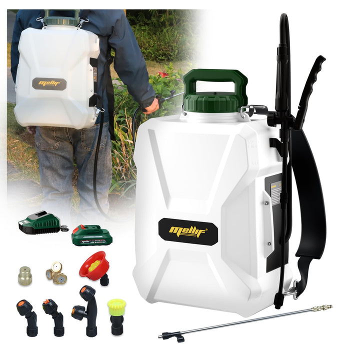 Mellif 3 Gallon/12L Backpack Sprayer, Compatible With Makita 18V Battery