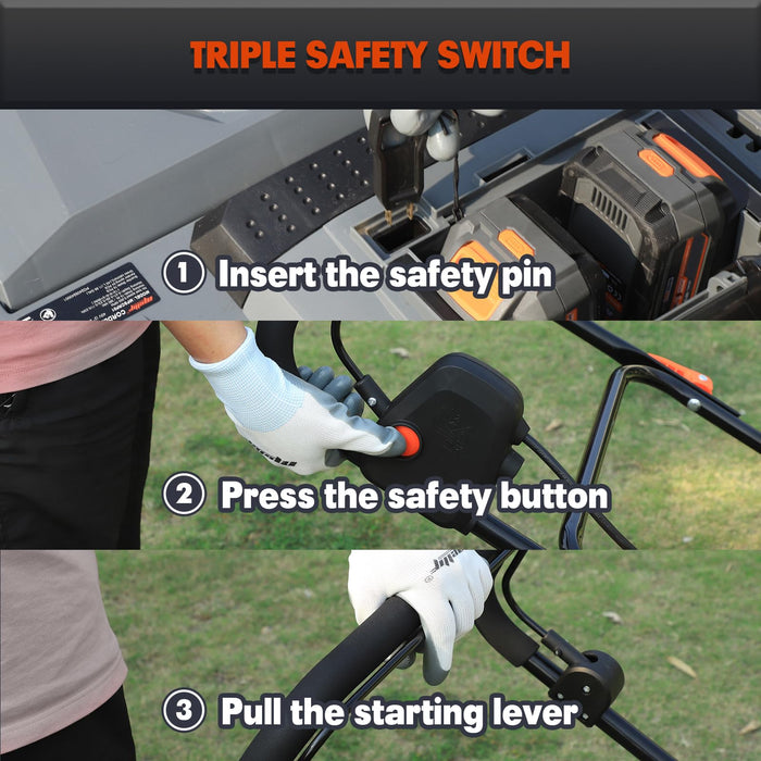 Mellif Cordless 15IN 2-in-1 Scarifier & Dethatcher Compatible With Dewalt 20v Battery (Battery Not Included)