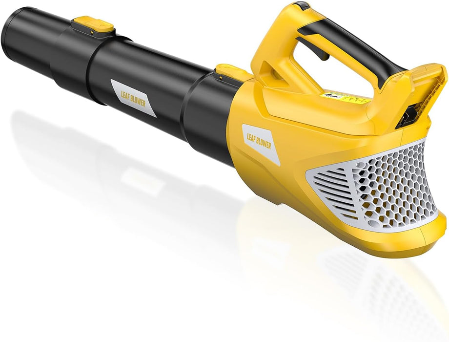 Cordless Leaf Blower, 500CFM 150MPH Wind Speed Adjustable, Yellow Tool Only