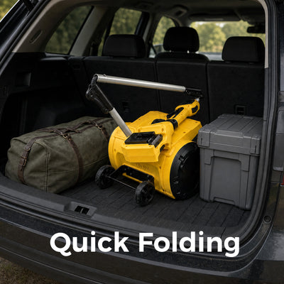 Pandax 14inch Snow Shovel With Wheels（ZLSS001)