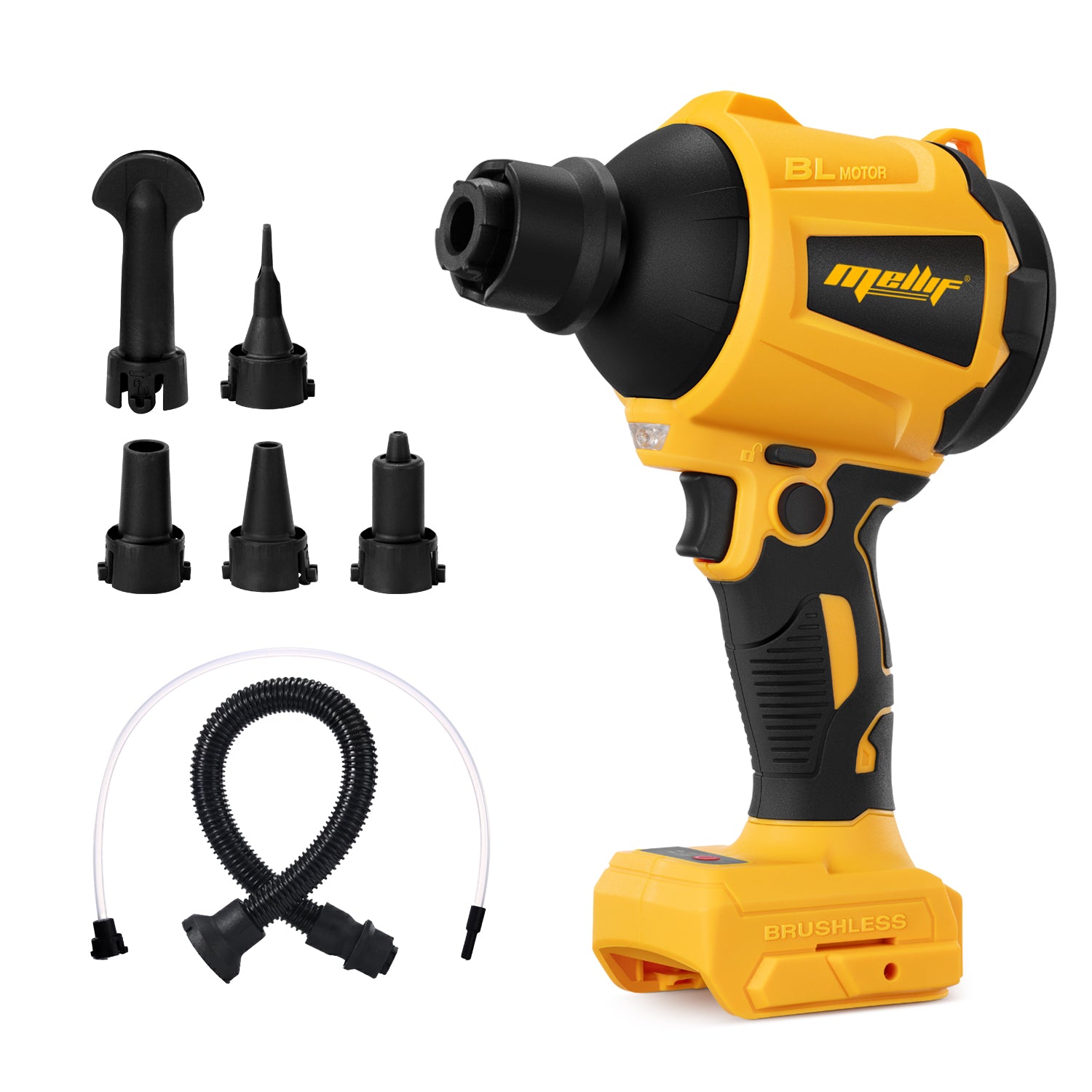 High Speed Battery Powered Blower Air Duster & Inflator, 50000rpm Brushless Motor
