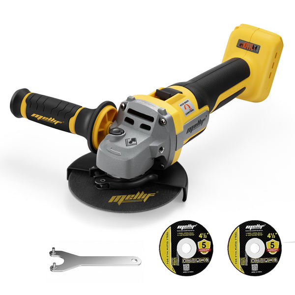 Mellif Brushless Angle Grinder,Compatible With DeWalt Battery
