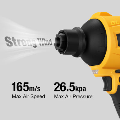 High Speed Battery Powered Blower Air Duster & Inflator, 50000rpm Brushless Motor