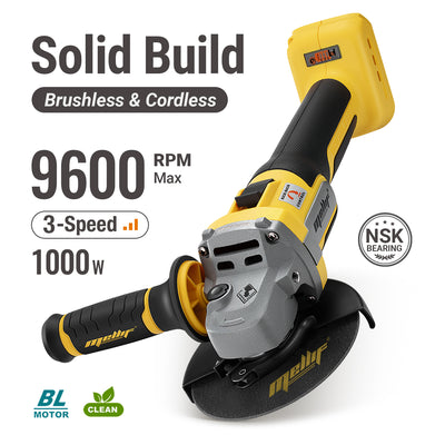 Mellif 9600RPM Brushless Angle Grinder