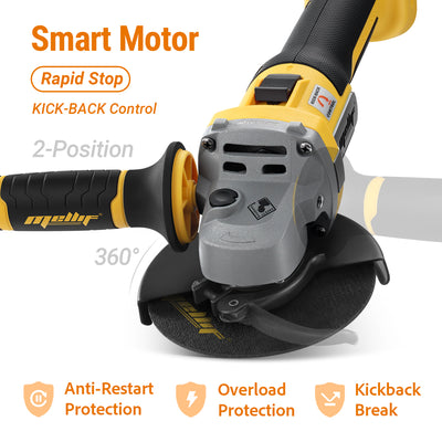 Mellif 9600RPM Brushless Angle Grinder
