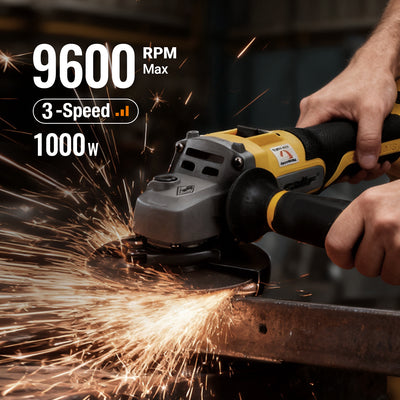Mellif 9600RPM Brushless Angle Grinder