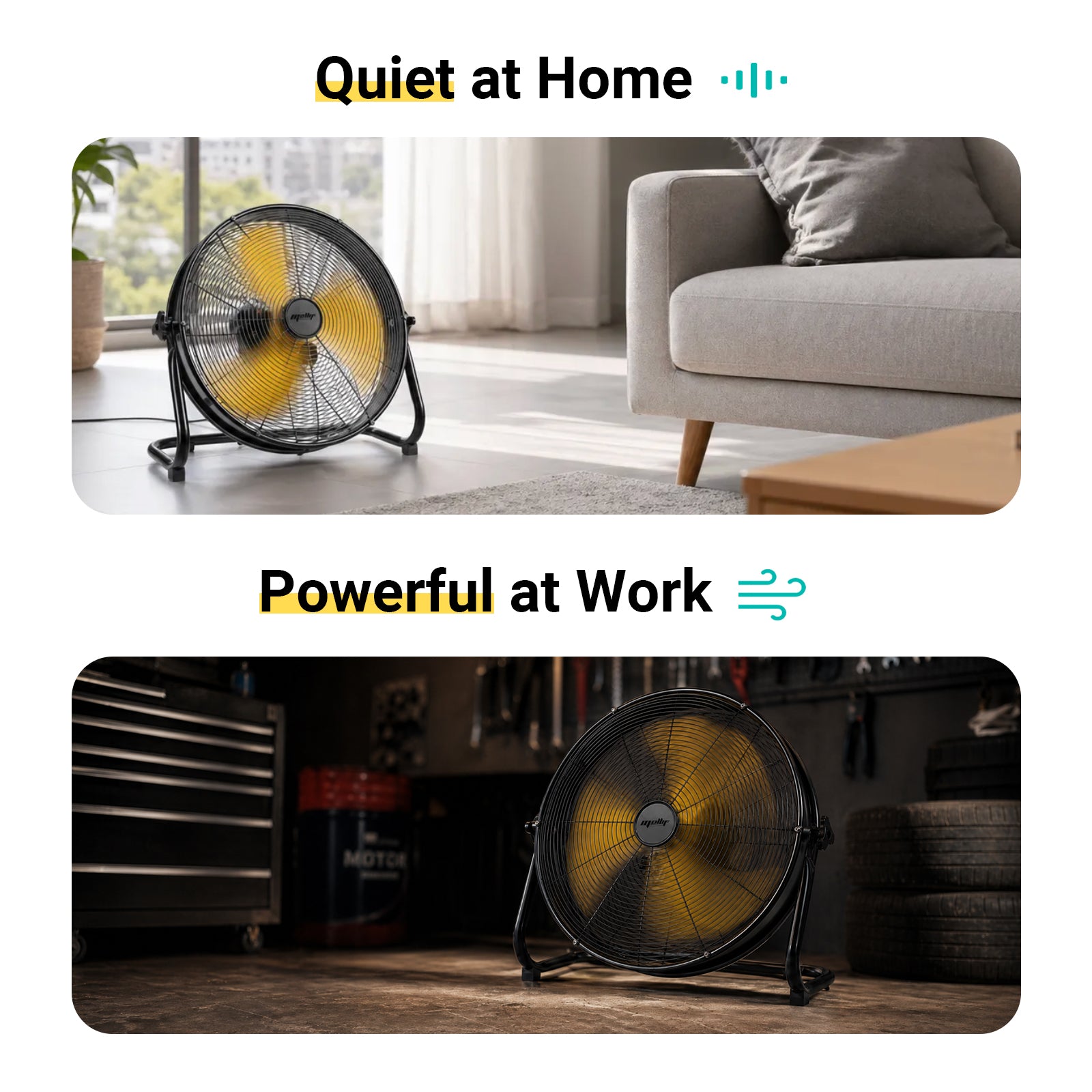 Mellif MFFS01-18 Hybrid 20V Portable Fan