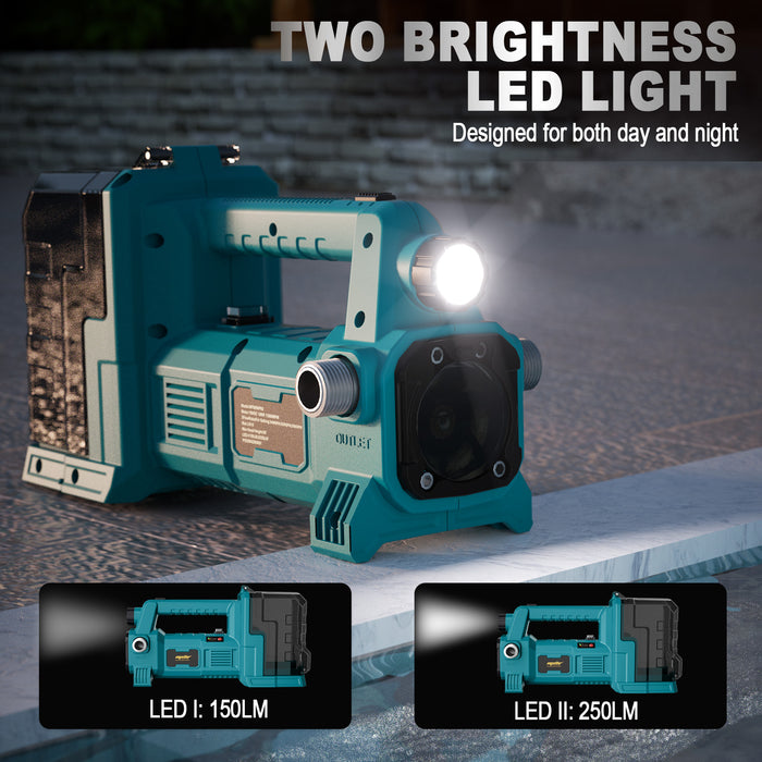 Mellif Water Transfer Pump Pro,Compatible With Makita Battery（Tool Only）