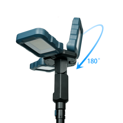 Mellif Cordless 7.55 ft LED Tower Work Light,Compatible with Makita 18V Battery