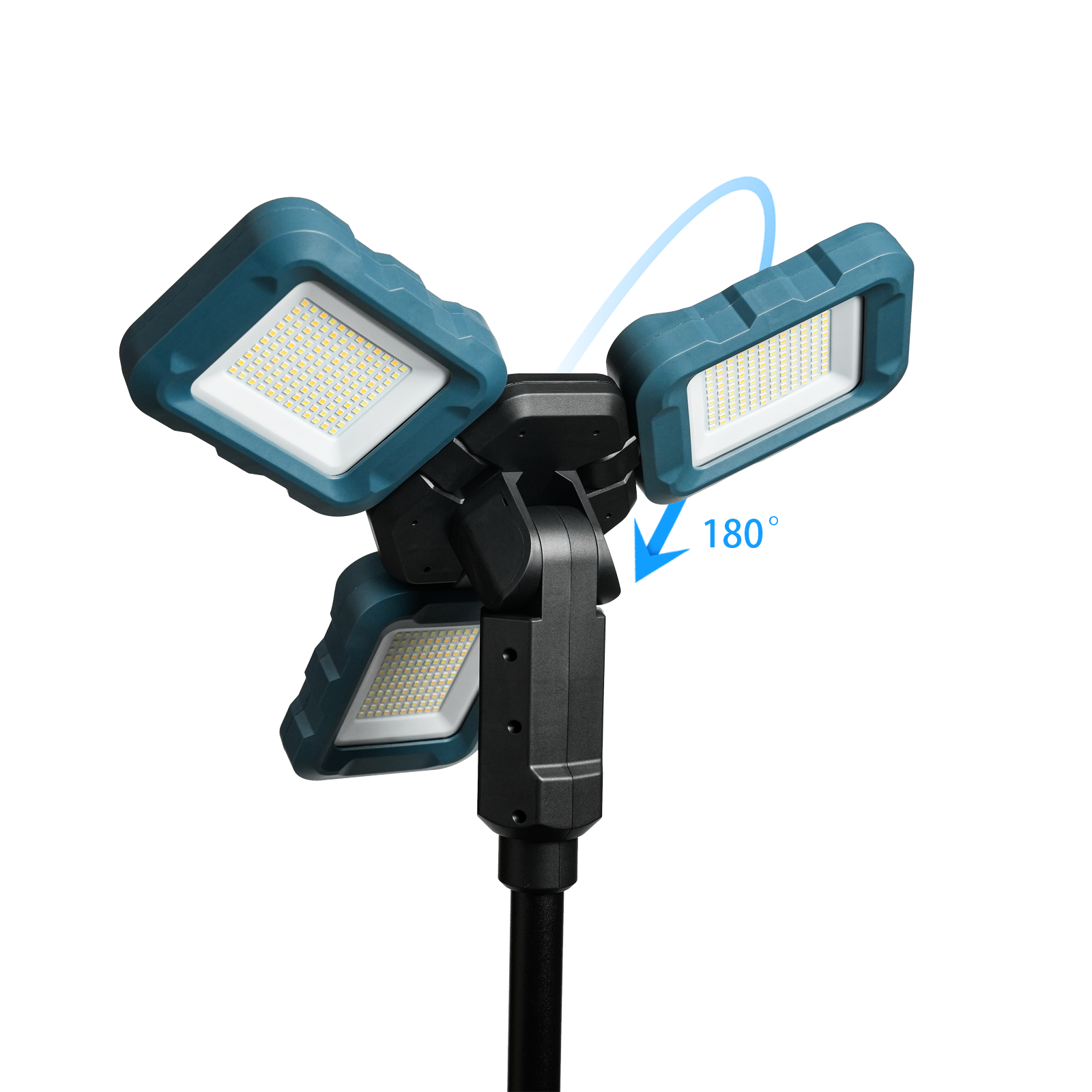Mellif Cordless 7.55 ft LED Tower Work Light,Compatible with Makita 18V Battery