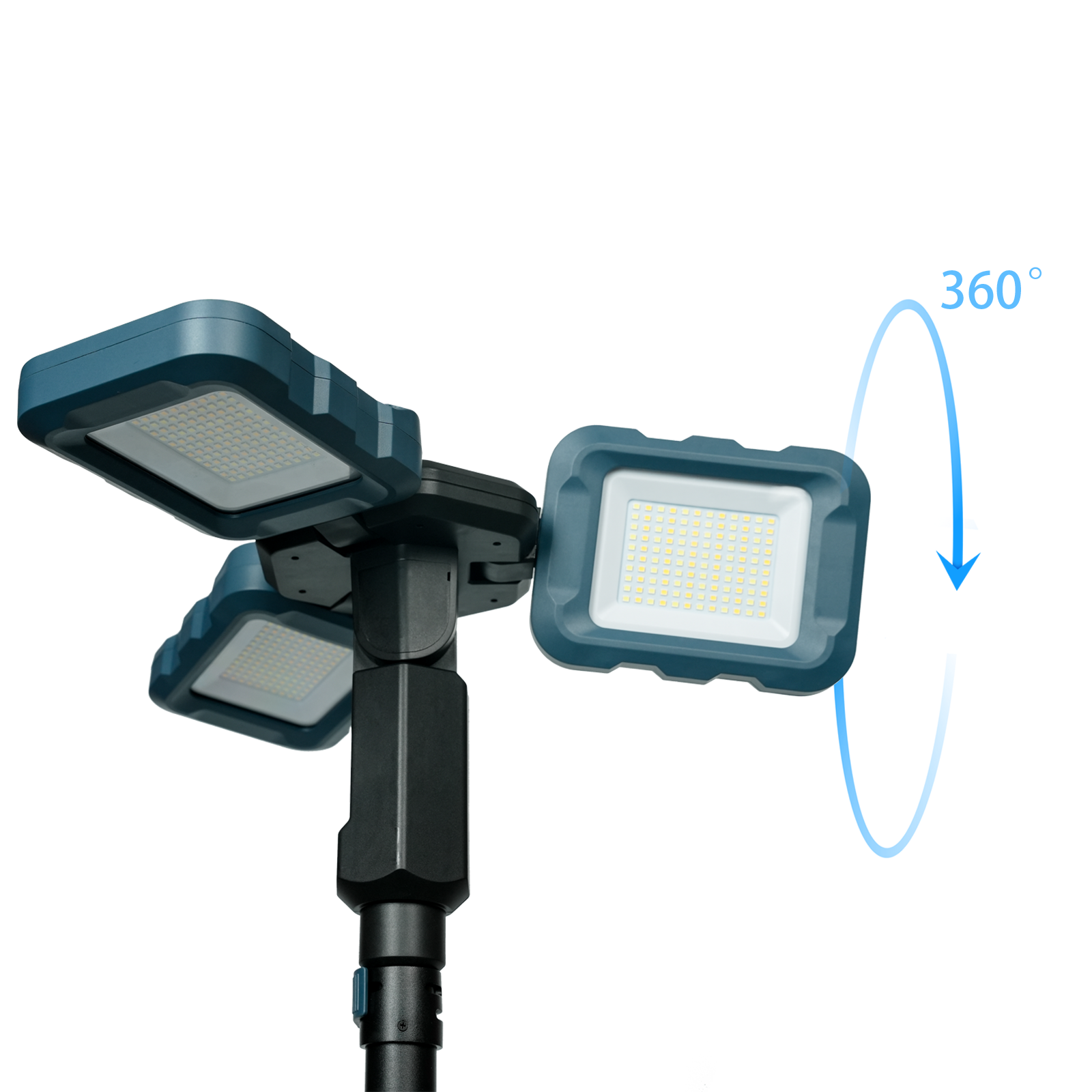Mellif Cordless 7.55 ft LED Tower Work Light,Compatible with Makita 18V Battery