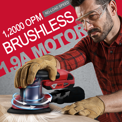 Mellif Brushless Detail Sander,Compatible With Milwaukee 18V Battery