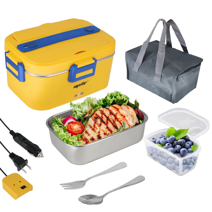 Mellif  Heated Lunch Box, 12V 24V Food Warmer Compatible with DEWALT 20V MAX Battery