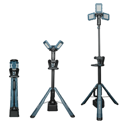 Mellif Cordless 7.55 ft LED Tower Work Light,Compatible with Makita 18V Battery