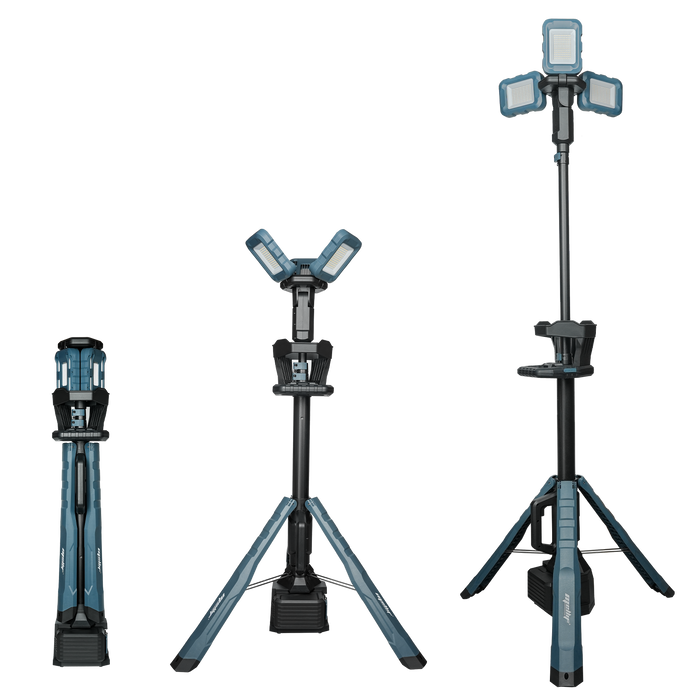 Mellif Cordless 7.55 ft LED Tower Work Light,Compatible with Dewalt 18V Battery