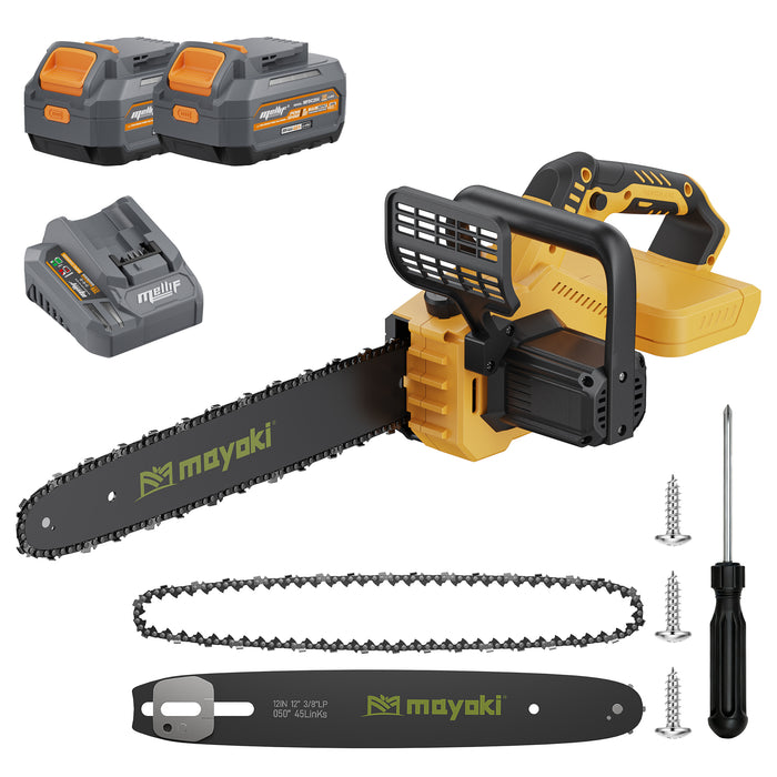 Mellif 1700W 14" Chainsaw Compatible With Dewalt 20V MAX Battery