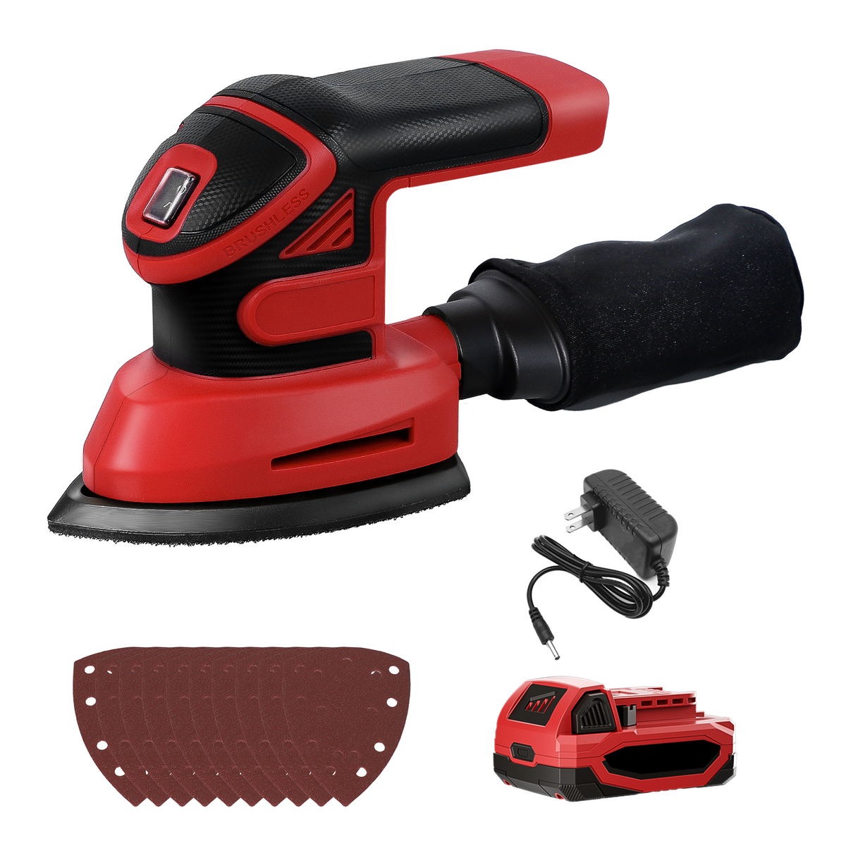 Mellif Brushless Detail Sander,Compatible With Milwaukee 18V
