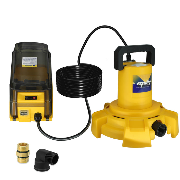 Pompe de puisard Mellif, compatible avec la batterie DeWalt 20 V MAX (batterie non incluse)