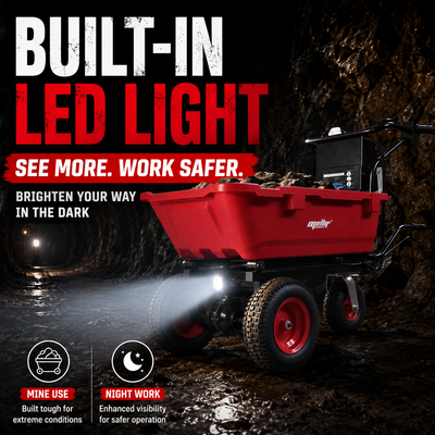 Mellif MFEWC02 Electric Wheelbarrow Cart