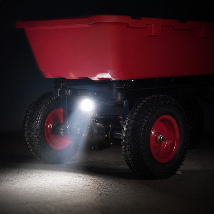 Mellif 36V Electric Wheelbarrow Cart, Compatible With Milwuakee Battery