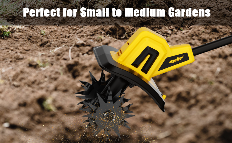 Mellif for Dewalt 20V MAX Battery Tiller Cultivator Cordless Mellif Tools