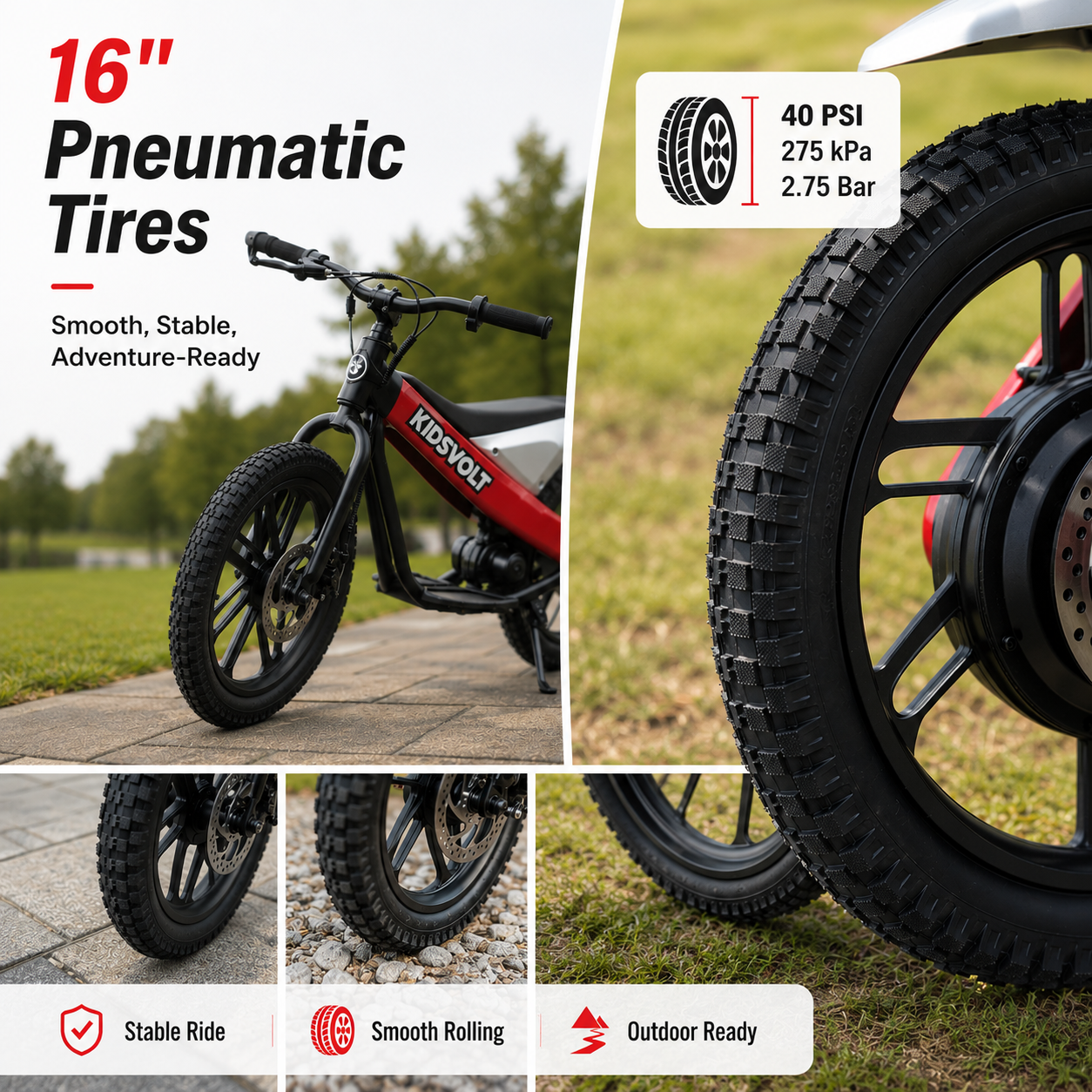 KidsVolt 36V Electric Dirt Bike for Kids（MFTC02）