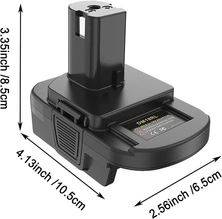 DM18RL Battery Adapter for Dewalt to Ryobi Battery Adapter