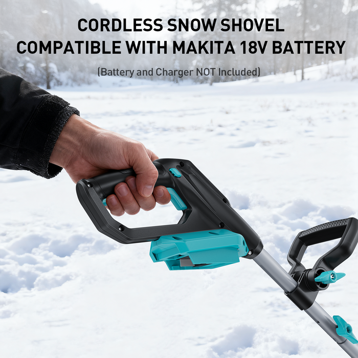 QESOO 12" Cordless 18V Snow Shovel
