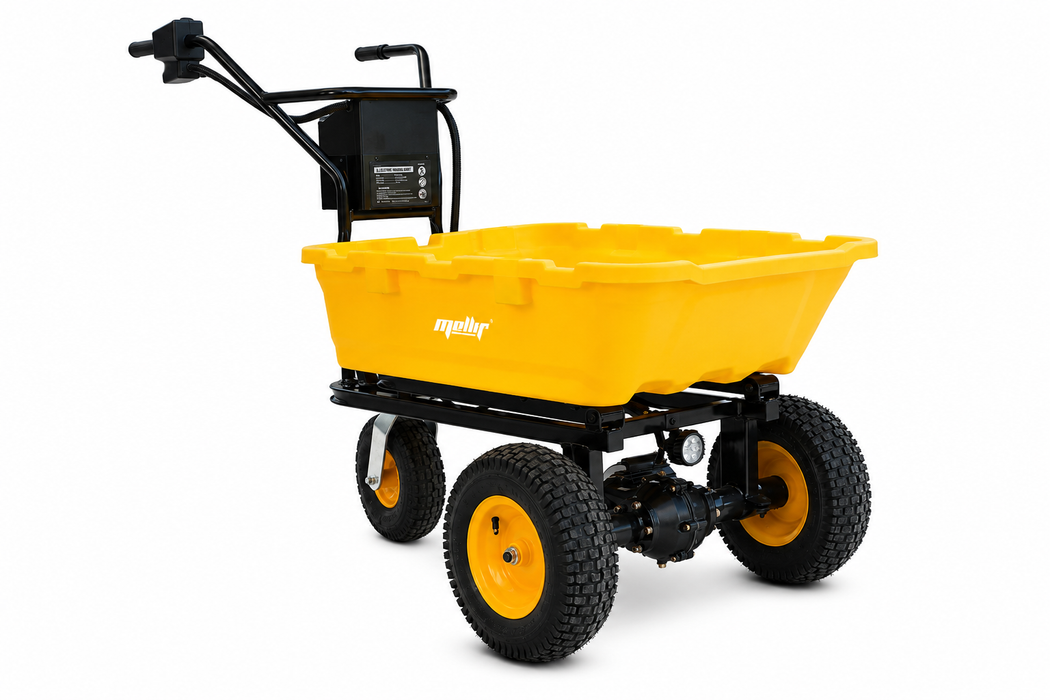 Mellif 40V Electric Wheelbarrow Cart, Compatible With DeWalt Battery