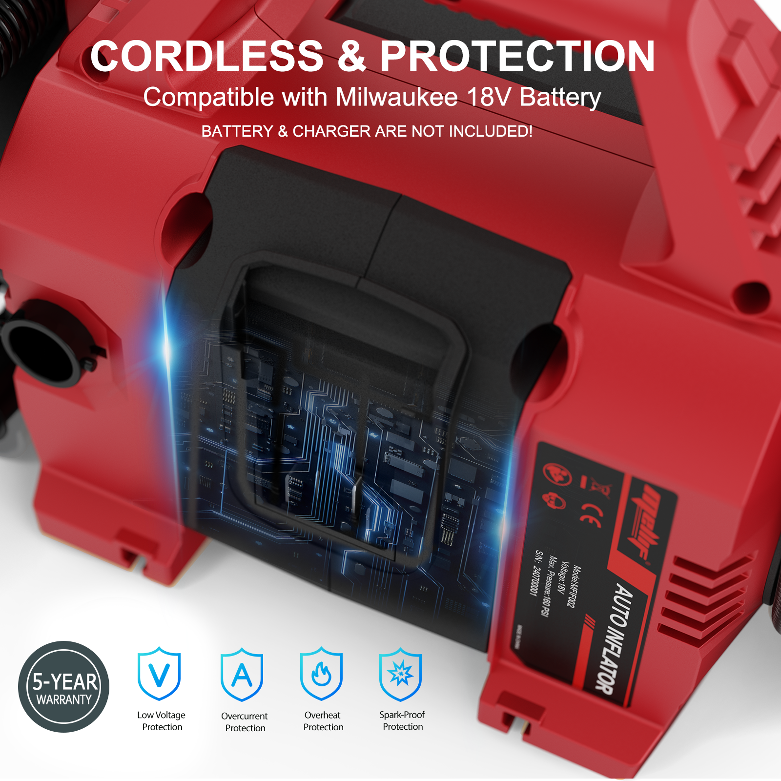 Mellif MFIF002 23P Tire Inflator