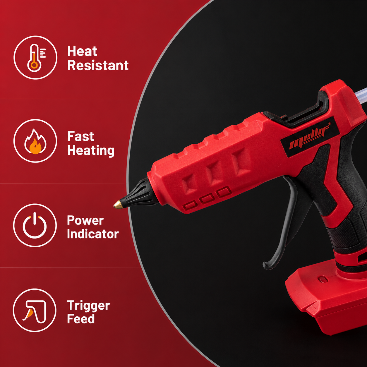 Mellif MF0402R Hot Glue Gun