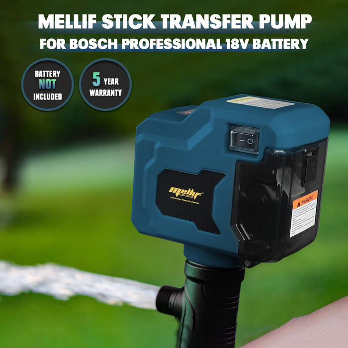 Mellif 720GPH Stick Pump,Compatible With Bosch 18V Battery(Tool Only)