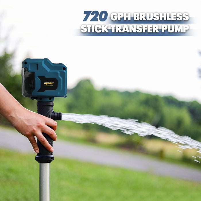 Mellif 720GPH Stick Pump,Compatible With Bosch 18V Battery(Tool Only)