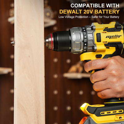 Mellif 110N.m High Torque Impact Drill Driver,Compatible With DeWalt Battery