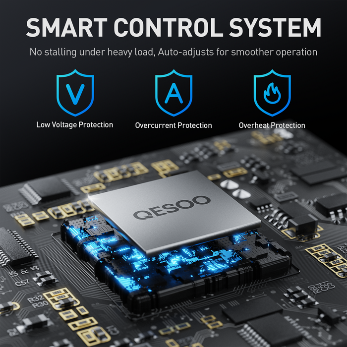 QESOO 12" Cordless 18V Snow Shovel