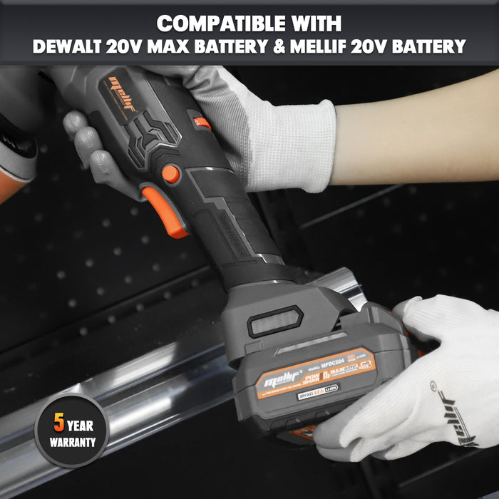 Mellif Buffer Polisher Compatible with DeWalt 20V MAX Battery